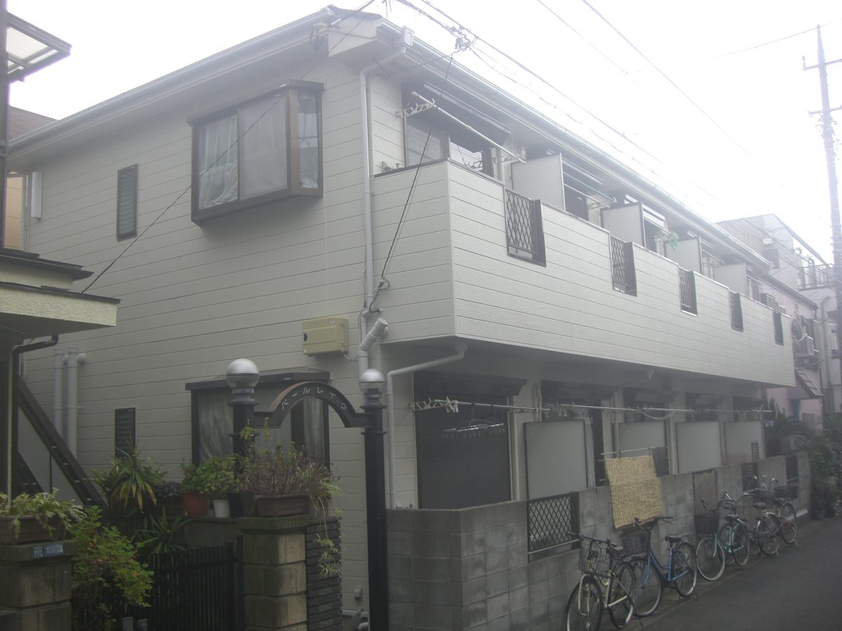 川崎市中原区 Ｐアパート 外壁塗装、屋根塗装