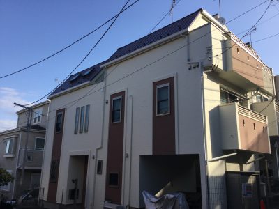 川崎市宮前区で外壁塗装屋根塗装をしました！
